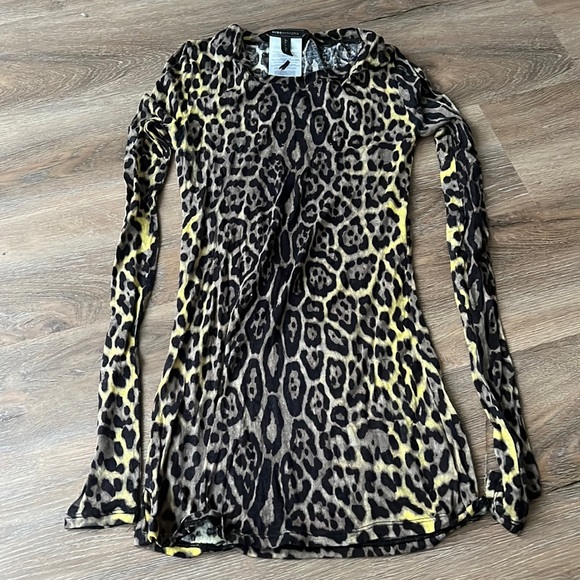 BCBGMaxAzria Tops - bcbg cheetah top size xs